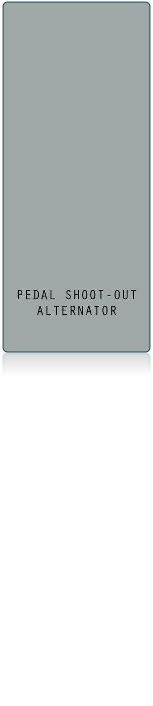 Pedal Shoot-Out Alternator